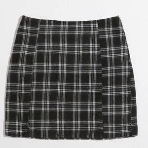 Plaid Mini Skirt, Size 2X, (B70)